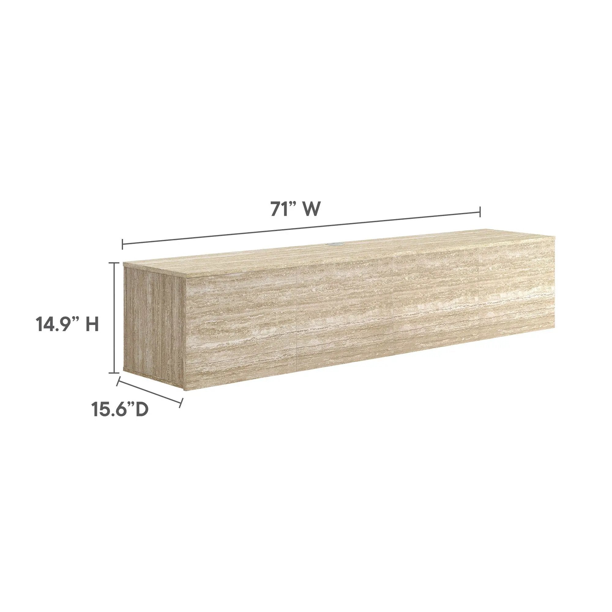 Terra 71" Wall-Mounted TV Stand by Modway by HouseOfZazla