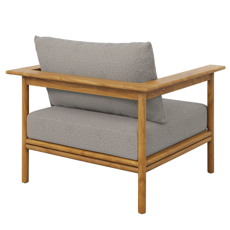 Wren Outdoor Patio Teak Wood Armchair Set of 2 by Modway by HouseOfZazla