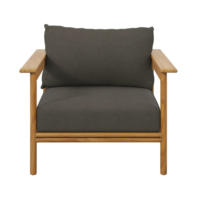 Wren Outdoor Patio Teak Wood Armchair Set of 2 by Modway by HouseOfZazla