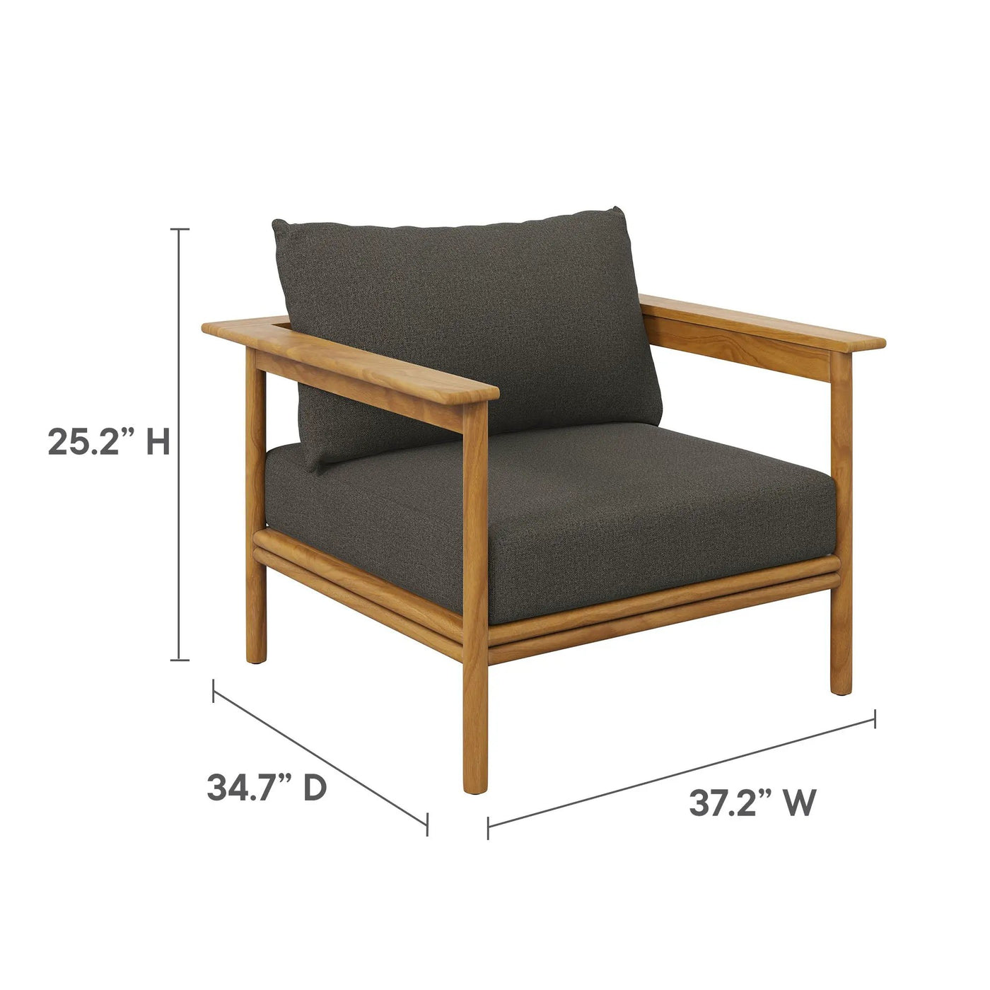 Wren 4-Piece Outdoor Patio Teak Wood Furniture Set by Modway by HouseOfZazla