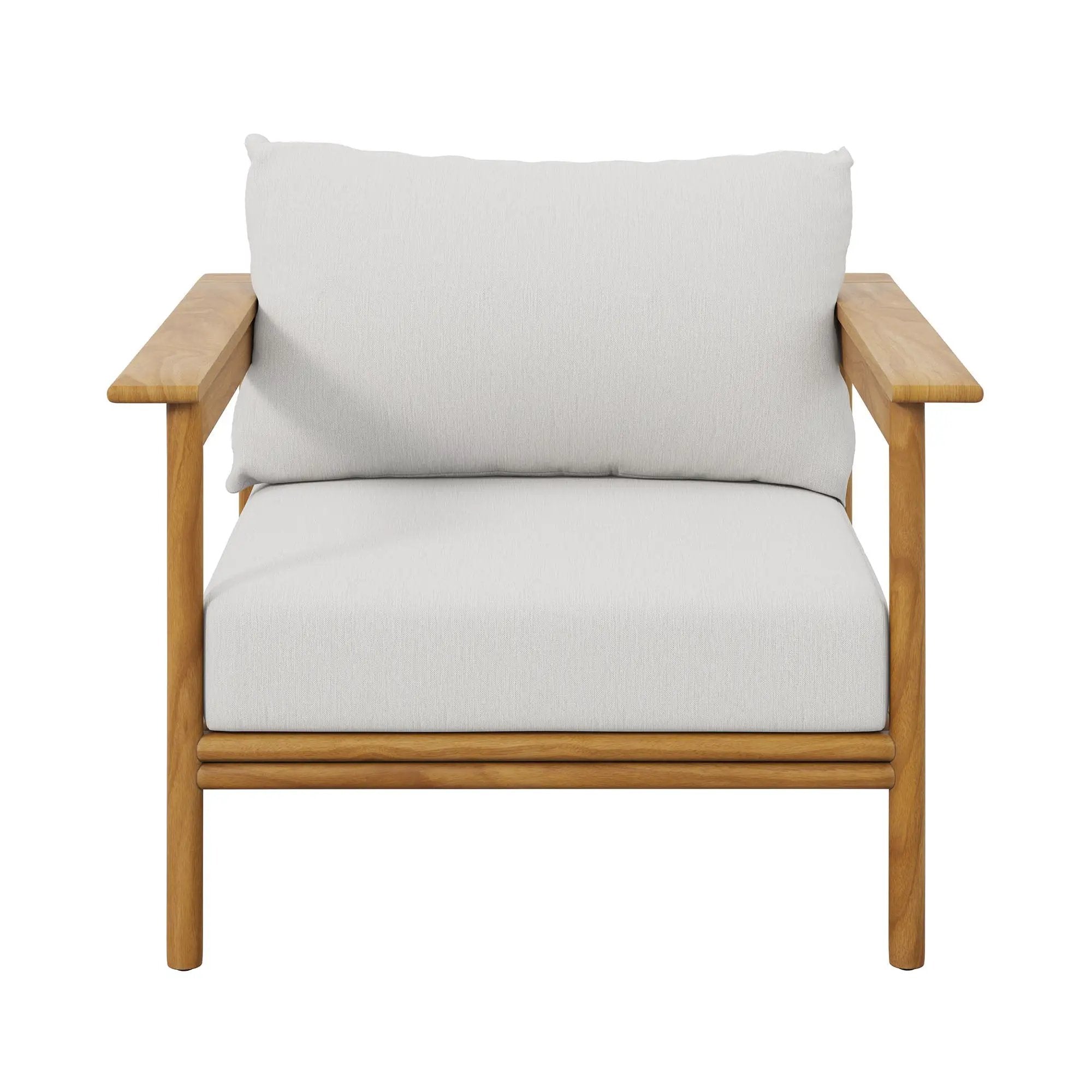 Wren Outdoor Patio Teak Wood Armchair Set of 2 by Modway by HouseOfZazla