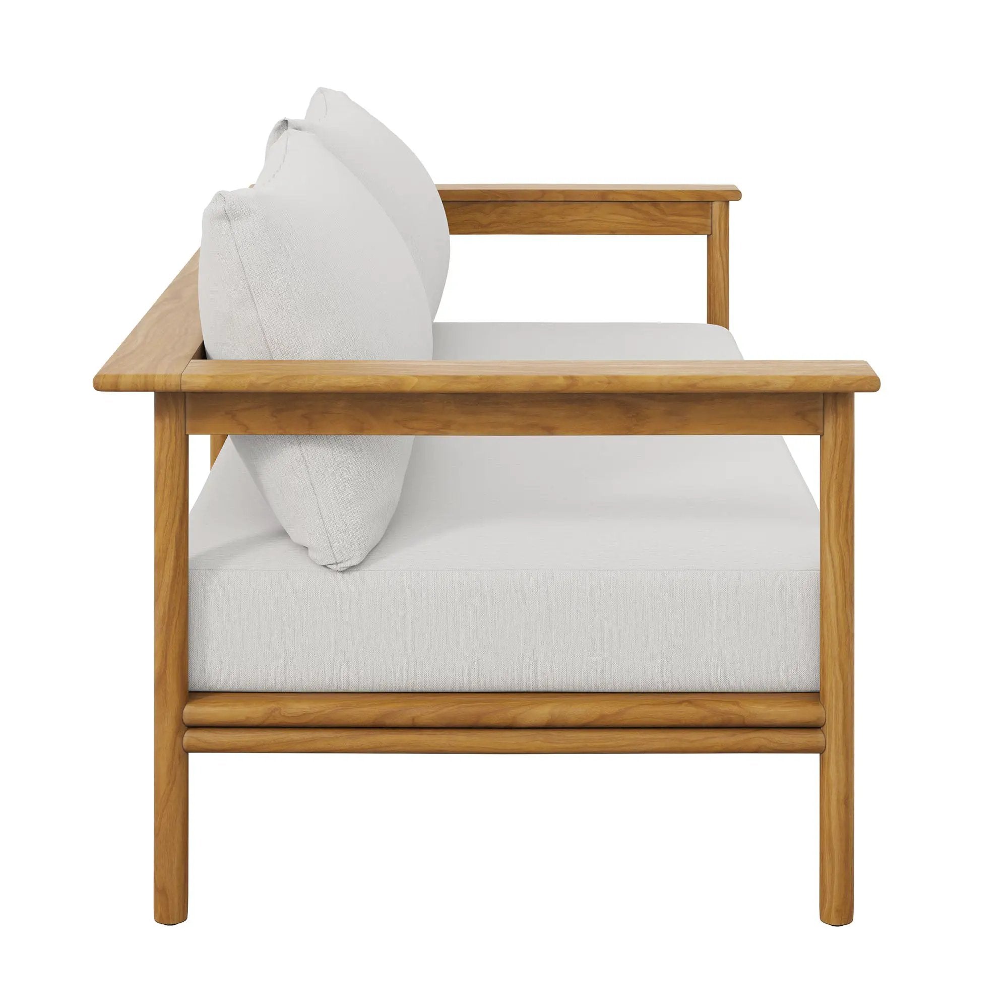 Wren Outdoor Patio Teak Wood Sofa by Modway by HouseOfZazla