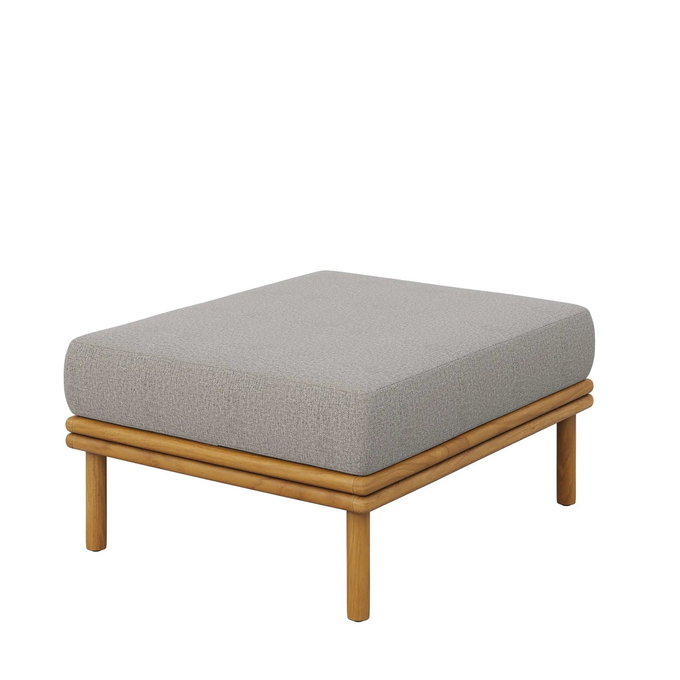 Wren 2-Piece Outdoor Patio Teak Wood Sofa and Ottoman Set by Modway by HouseOfZazla
