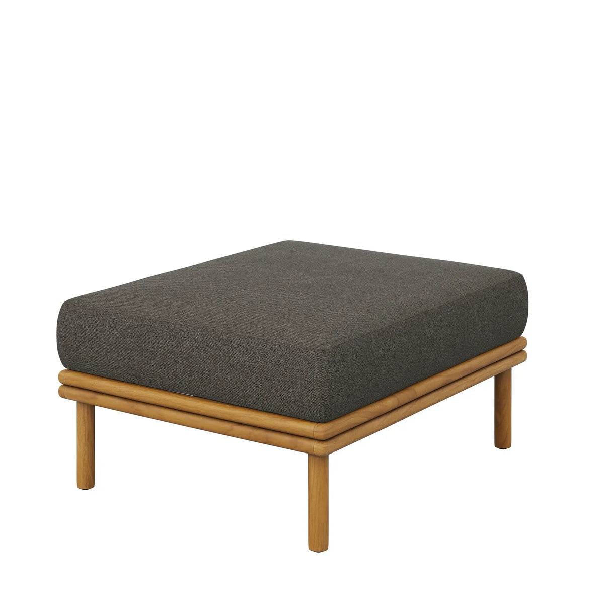Wren Outdoor Patio Teak Wood Ottoman By Modway by HouseOfZazla