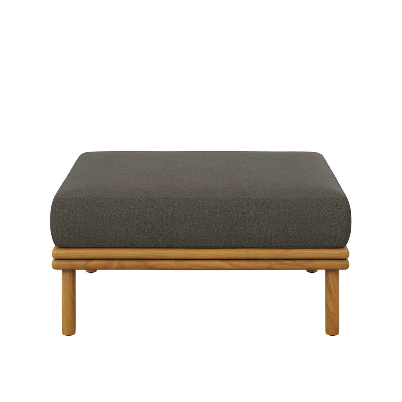 Wren Outdoor Patio Teak Wood Ottoman By Modway by HouseOfZazla