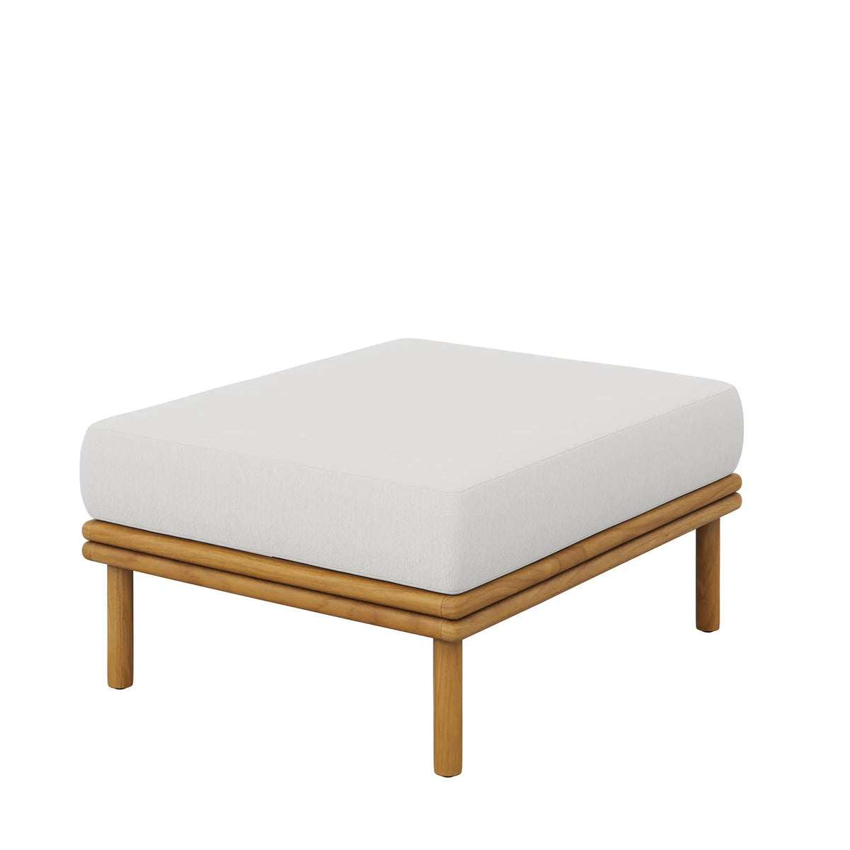 Wren 2-Piece Outdoor Patio Teak Wood Sofa and Ottoman Set by Modway by HouseOfZazla