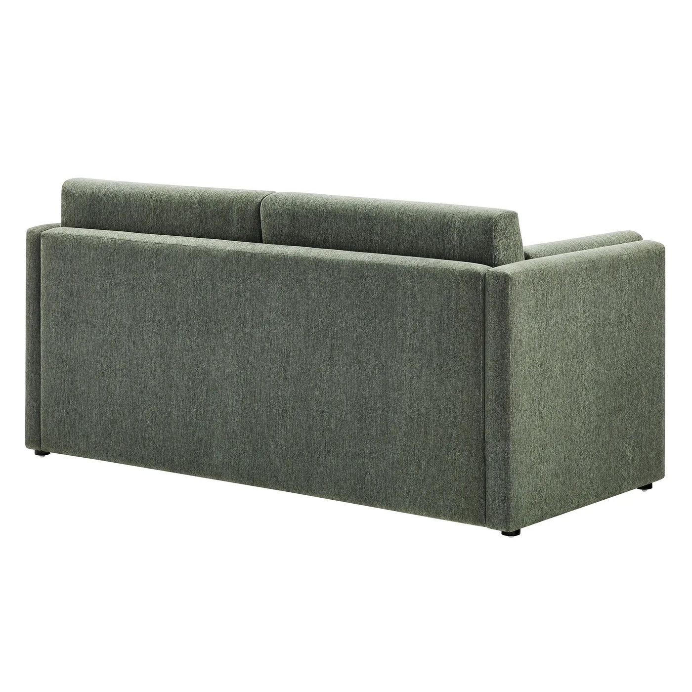 Linden Upholstered Heathered Chenille Small Sofa by HouseOfZazla