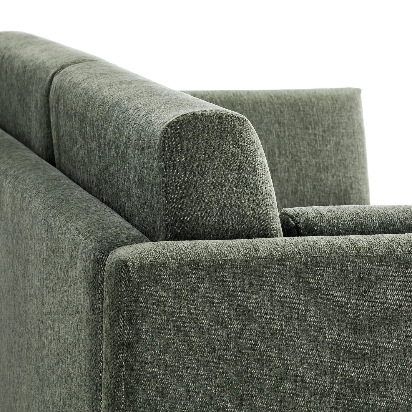 Linden Upholstered Heathered Chenille Small Sofa by HouseOfZazla