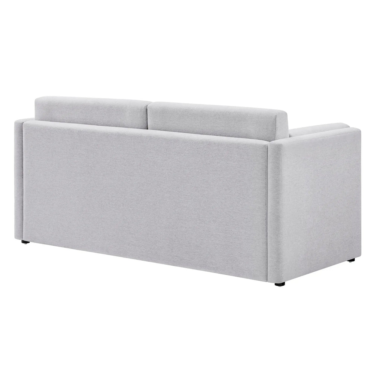 Linden Upholstered Heathered Chenille Small Sofa by HouseOfZazla