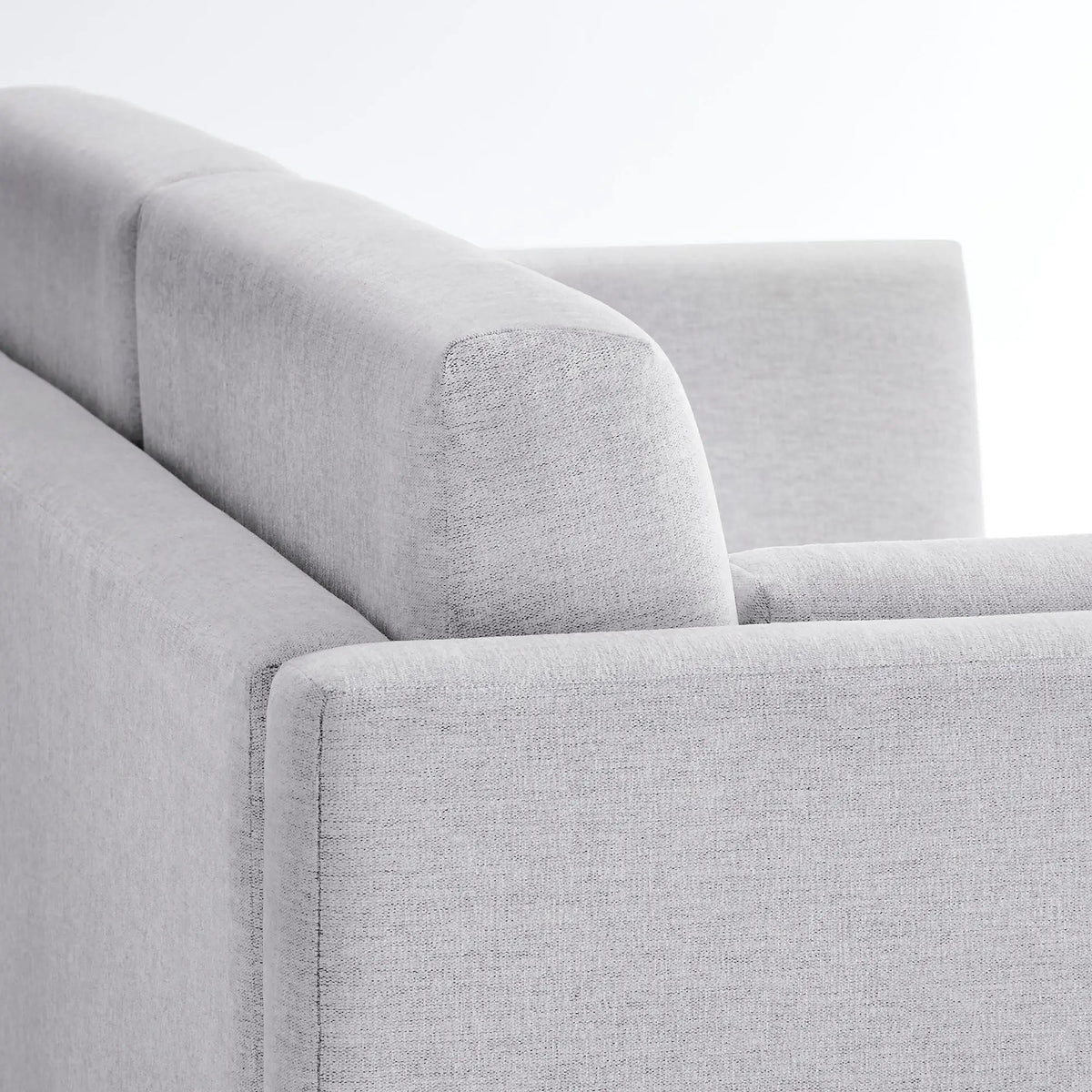 Linden Upholstered Heathered Chenille Small Sofa by HouseOfZazla