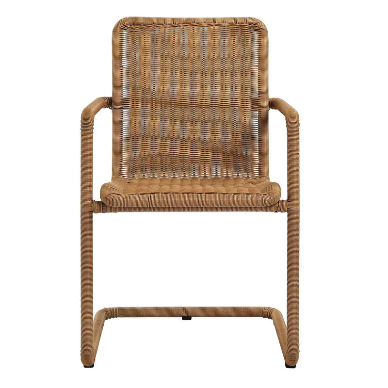Abacus Outdoor Patio Wicker Dining Chairs Set of 2 by Modway by HouseOfZazla