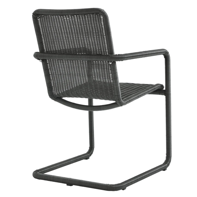 Abacus Outdoor Patio Wicker Dining Chairs Set of 2 by Modway by HouseOfZazla