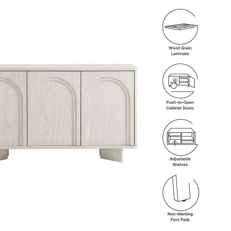 Flux Arched 3-Door Sideboard by Modway by HouseOfZazla
