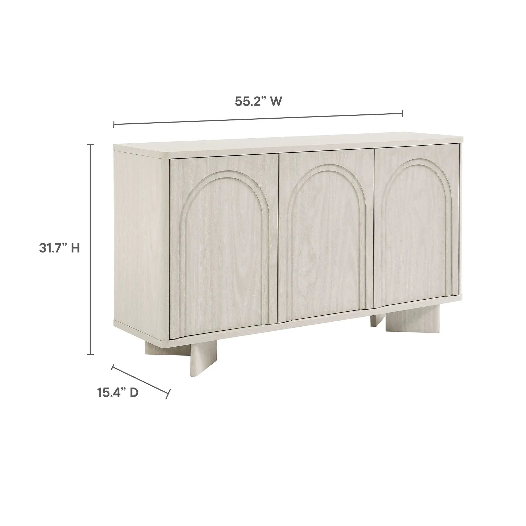 Flux Arched 3-Door Sideboard by Modway by HouseOfZazla