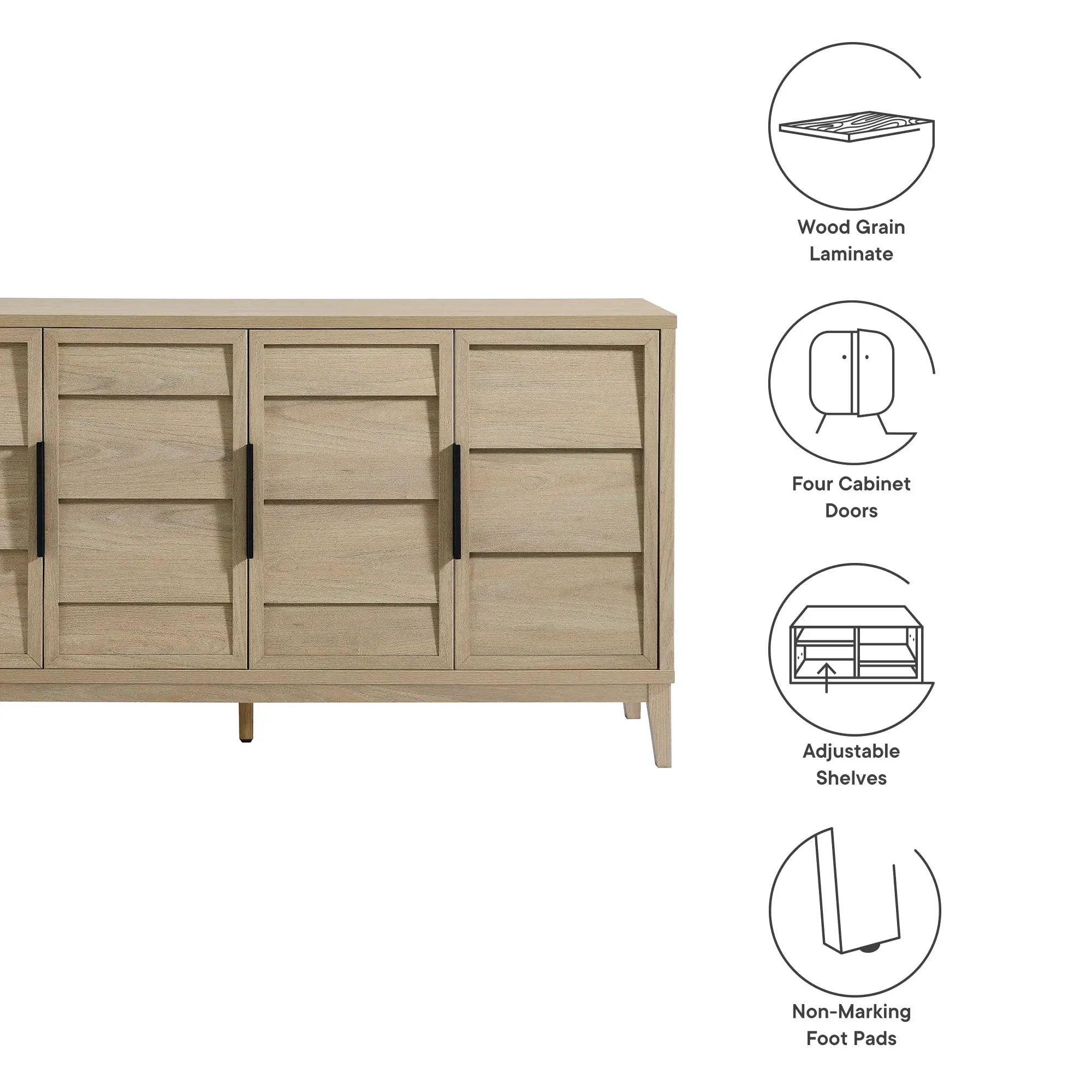 Sinya 4-Door Sideboard by Modway by HouseOfZazla