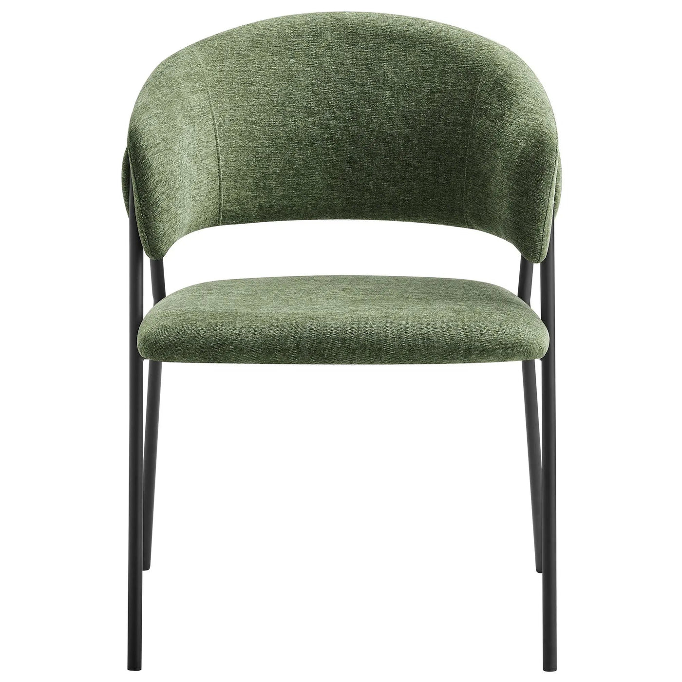Nella Upholstered Heathered Chenille Dining Chairs Set of 2 by Modway by HouseOfZazla