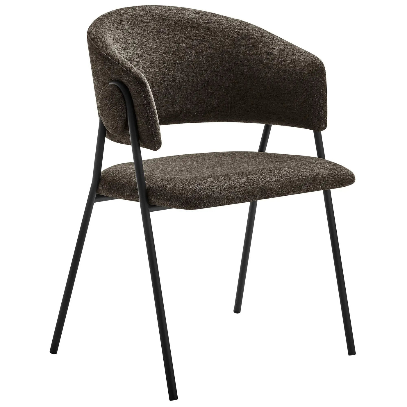 Nella Upholstered Heathered Chenille Dining Chairs Set of 2 by Modway by HouseOfZazla