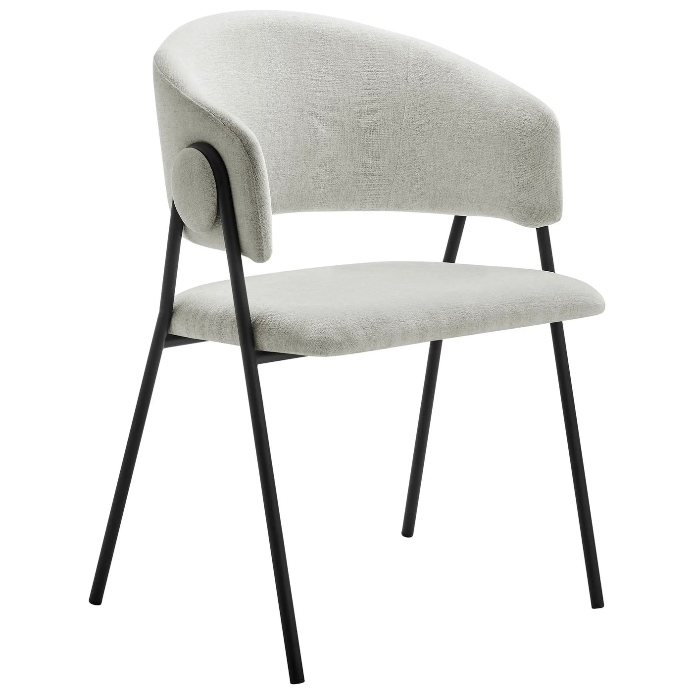 Nella Upholstered Heathered Chenille Dining Chairs Set of 2 by Modway by HouseOfZazla