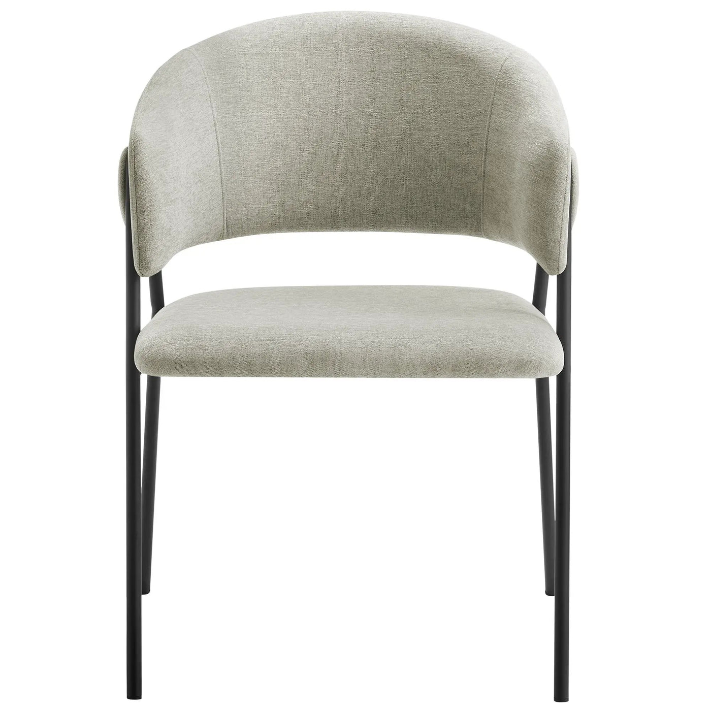 Nella Upholstered Heathered Chenille Dining Chairs Set of 2 by Modway by HouseOfZazla