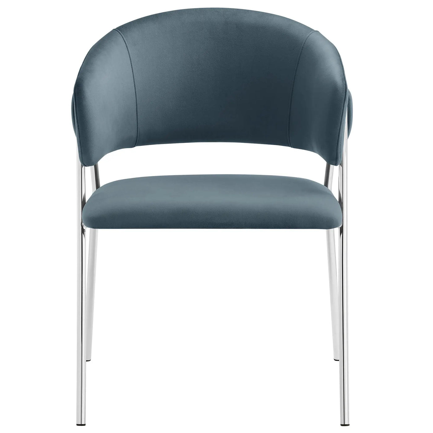 Nella Upholstered Performance Velvet Dining Chair Set of 2 by HouseOfZazla