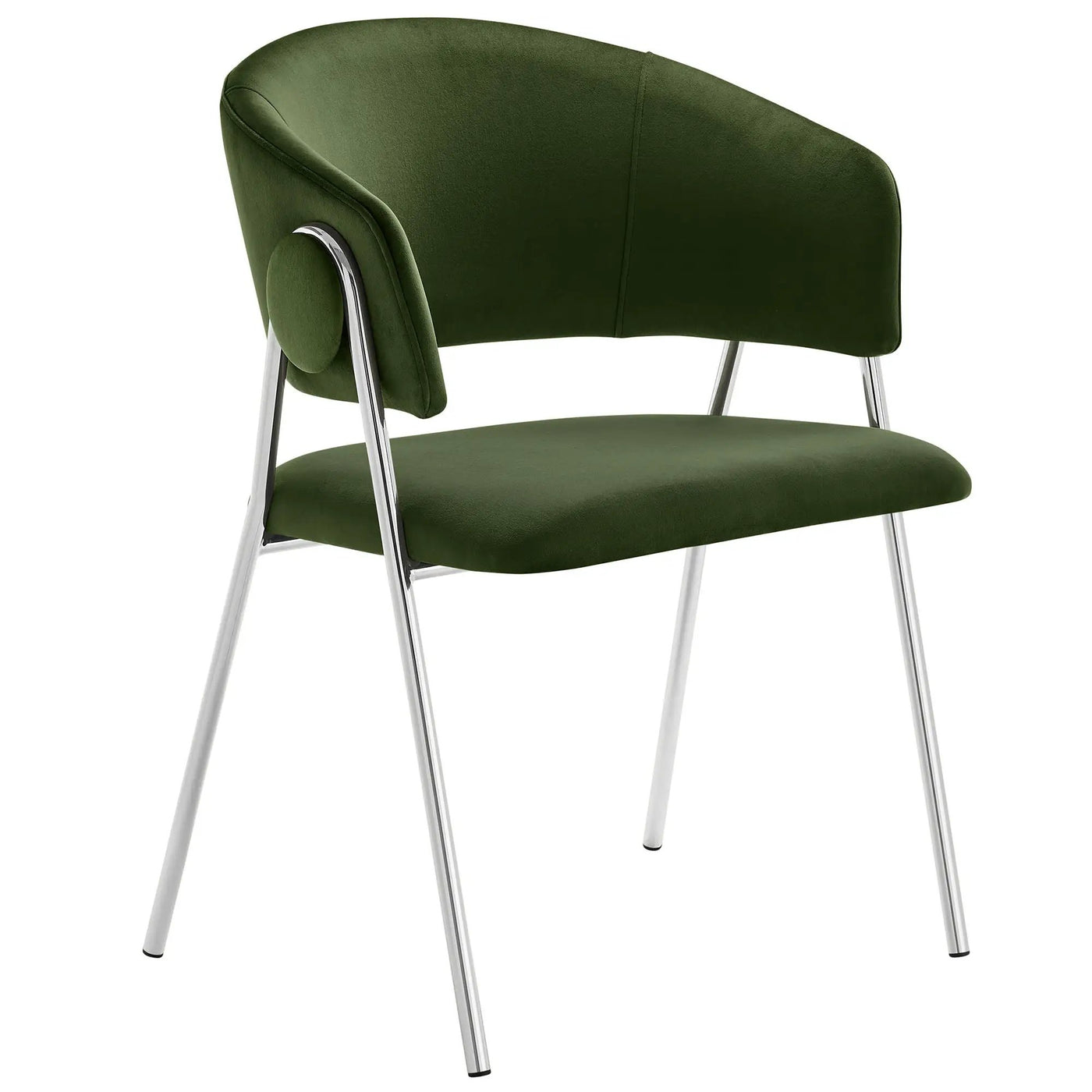 Nella Upholstered Performance Velvet Dining Chair Set of 2 by HouseOfZazla