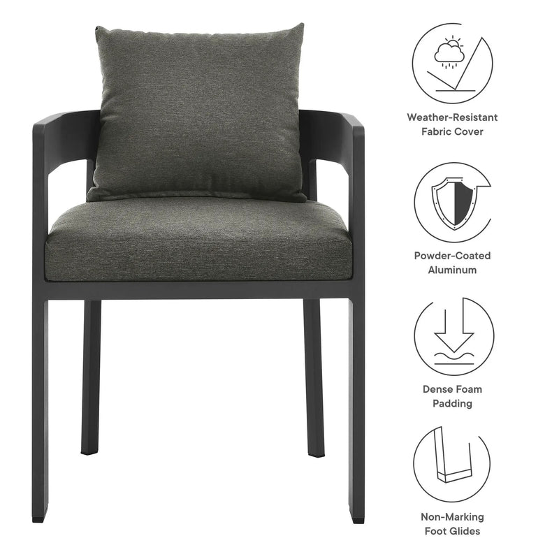 Tahoe Outdoor Patio Aluminum Dining Chair by Modway by HouseOfZazla