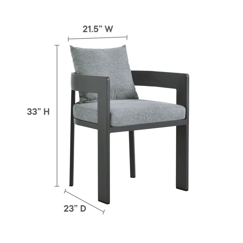 Tahoe Outdoor Patio Aluminum Dining Chair by Modway by HouseOfZazla
