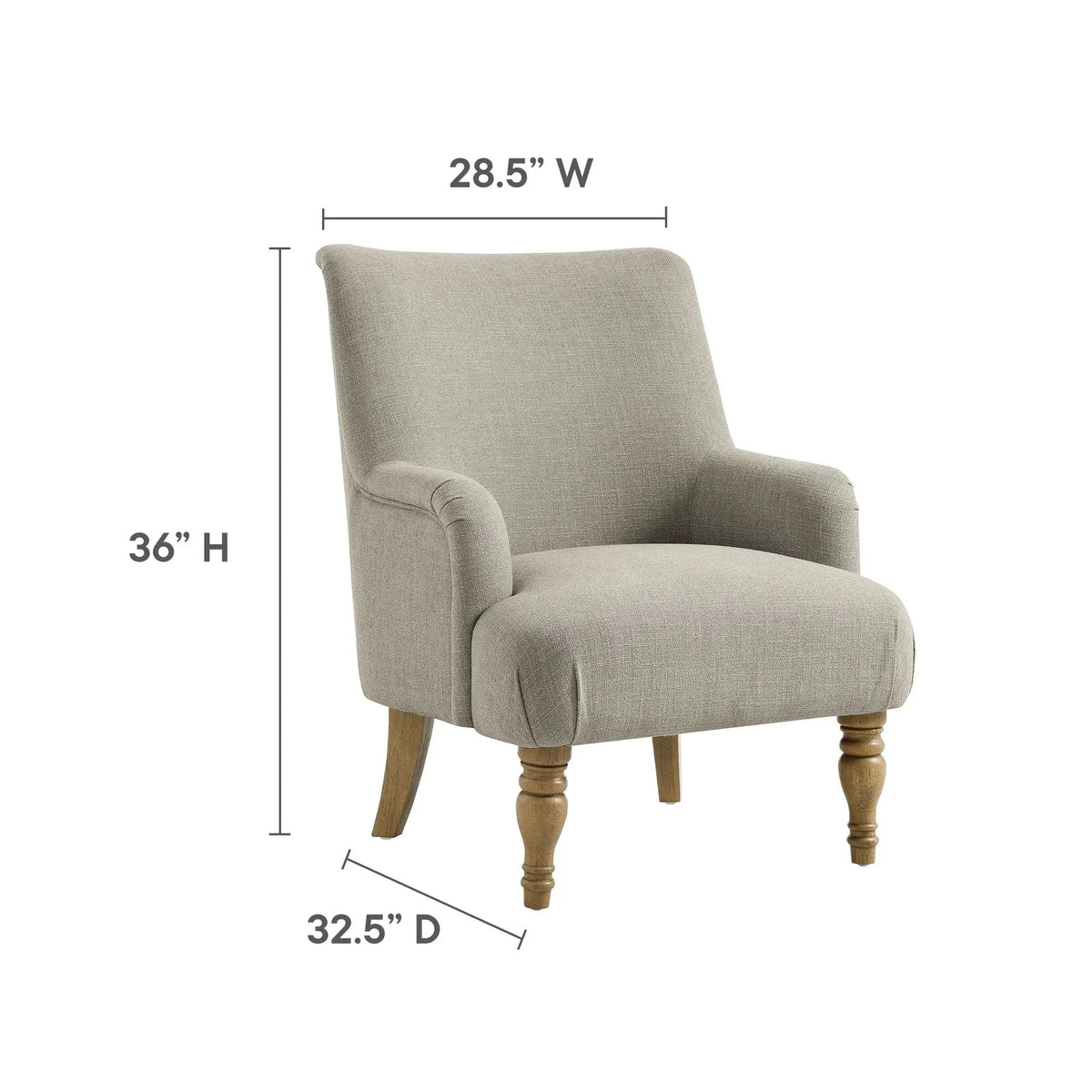 Ellington Fabric Upholstered Accent Armchair by Modway by HouseOfZazla