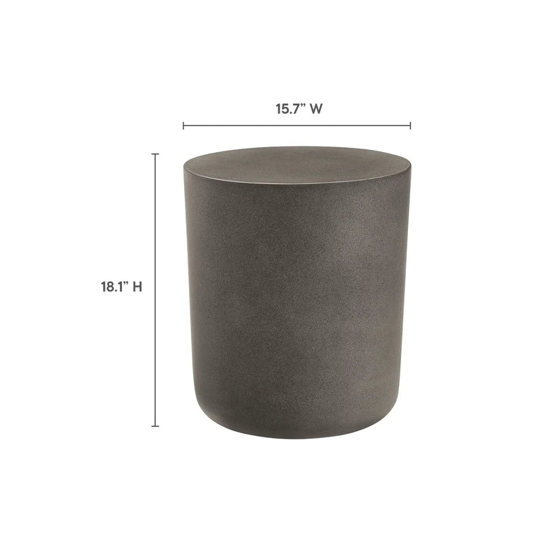 Brion Indoor-Outdoor Patio Concrete Stool by Modway by HouseOfZazla