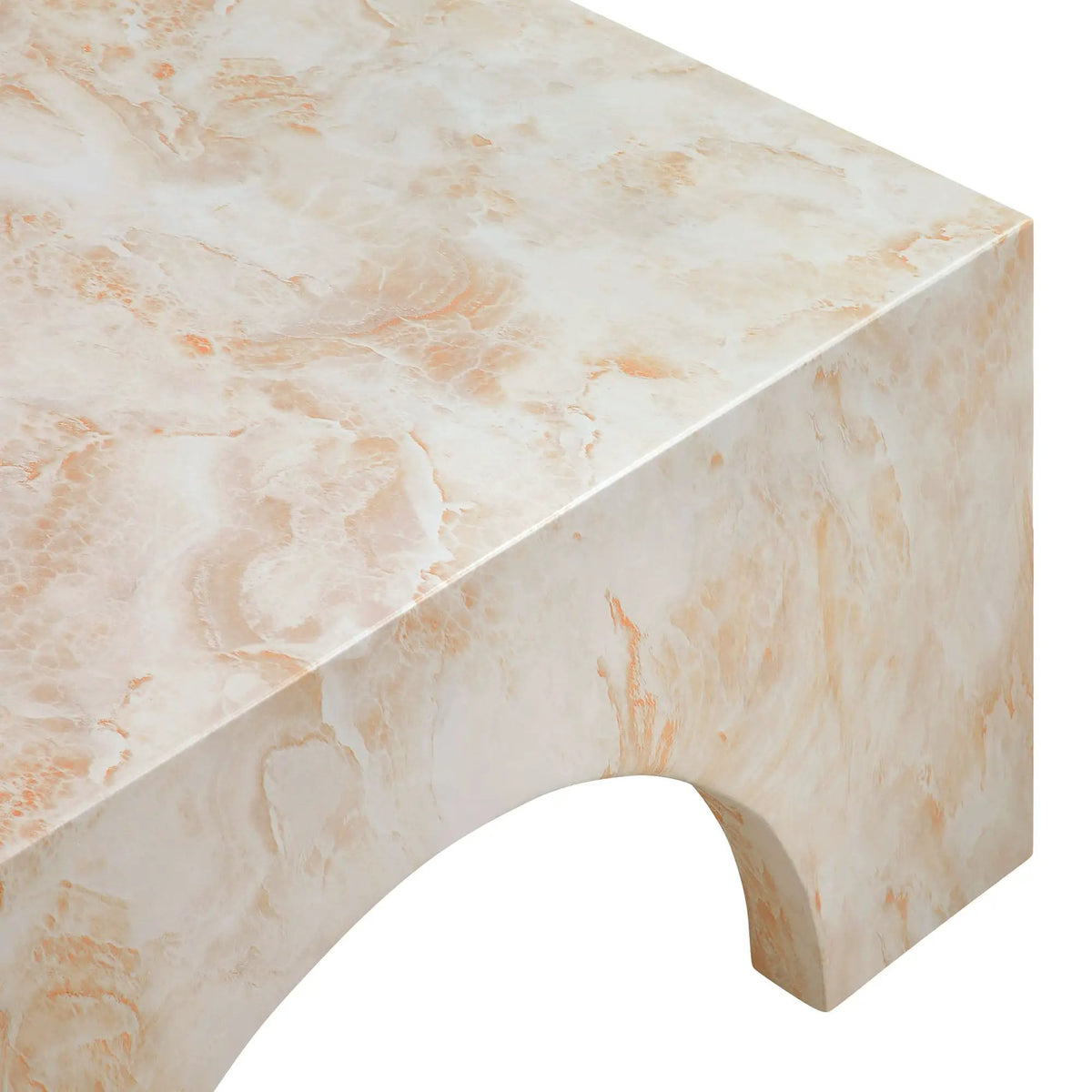 Valen Indoor - Outdoor Patio Arched Concrete Coffee Table by Modway by HouseOfZazla