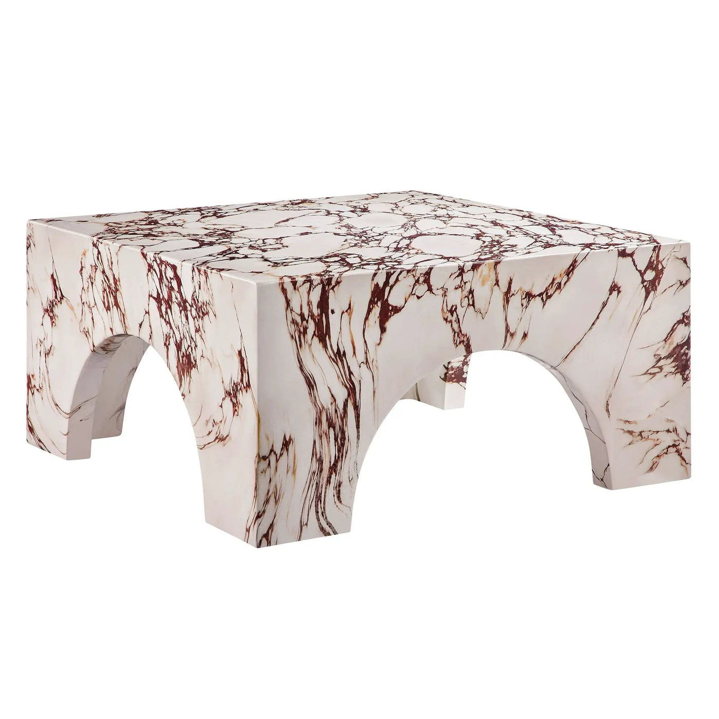 Valen Indoor - Outdoor Patio Arched Concrete Coffee Table by Modway by HouseOfZazla