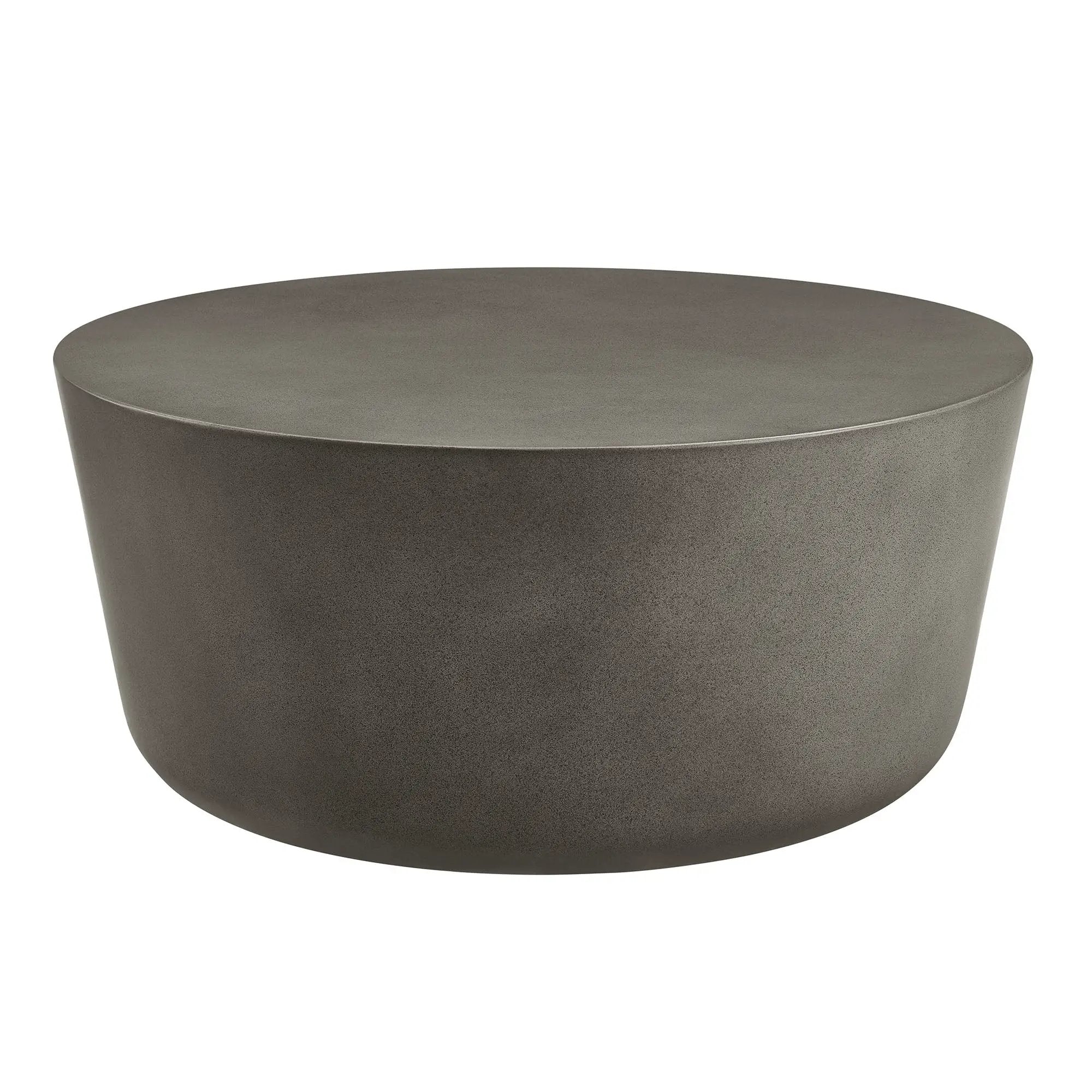 Brion Round Indoor-Outdoor Concrete Coffee Table by Modway by HouseOfZazla