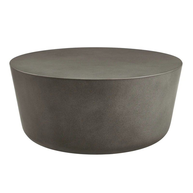 Brion Round Indoor-Outdoor Concrete Coffee Table by Modway by HouseOfZazla