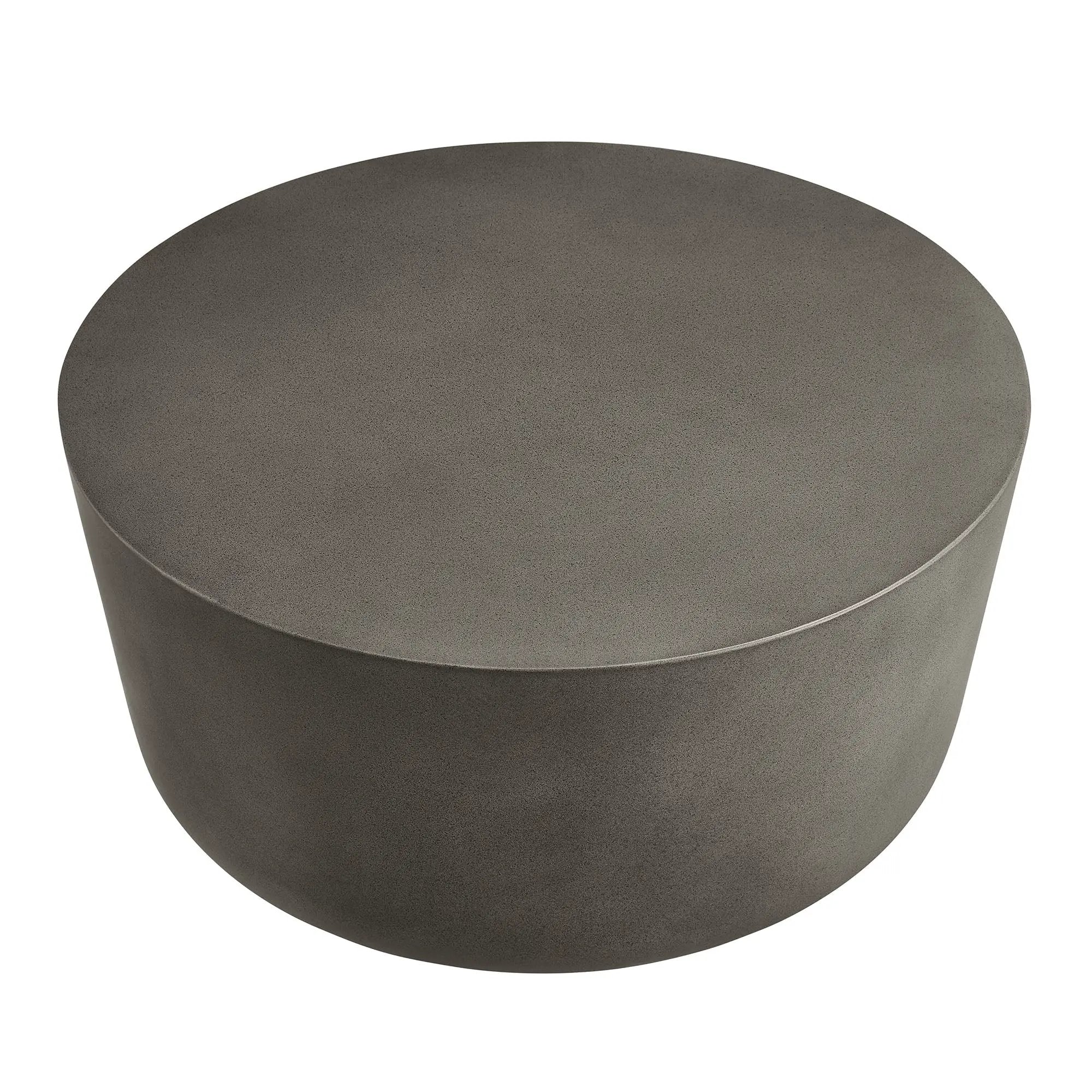 Brion Round Indoor-Outdoor Concrete Coffee Table by Modway by HouseOfZazla