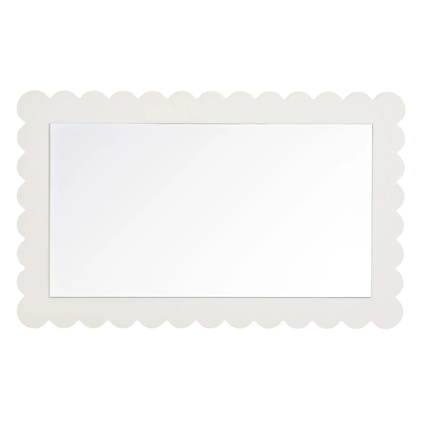 Emmeline Scalloped Rectangle Wall Mirror by Modway by HouseOfZazla