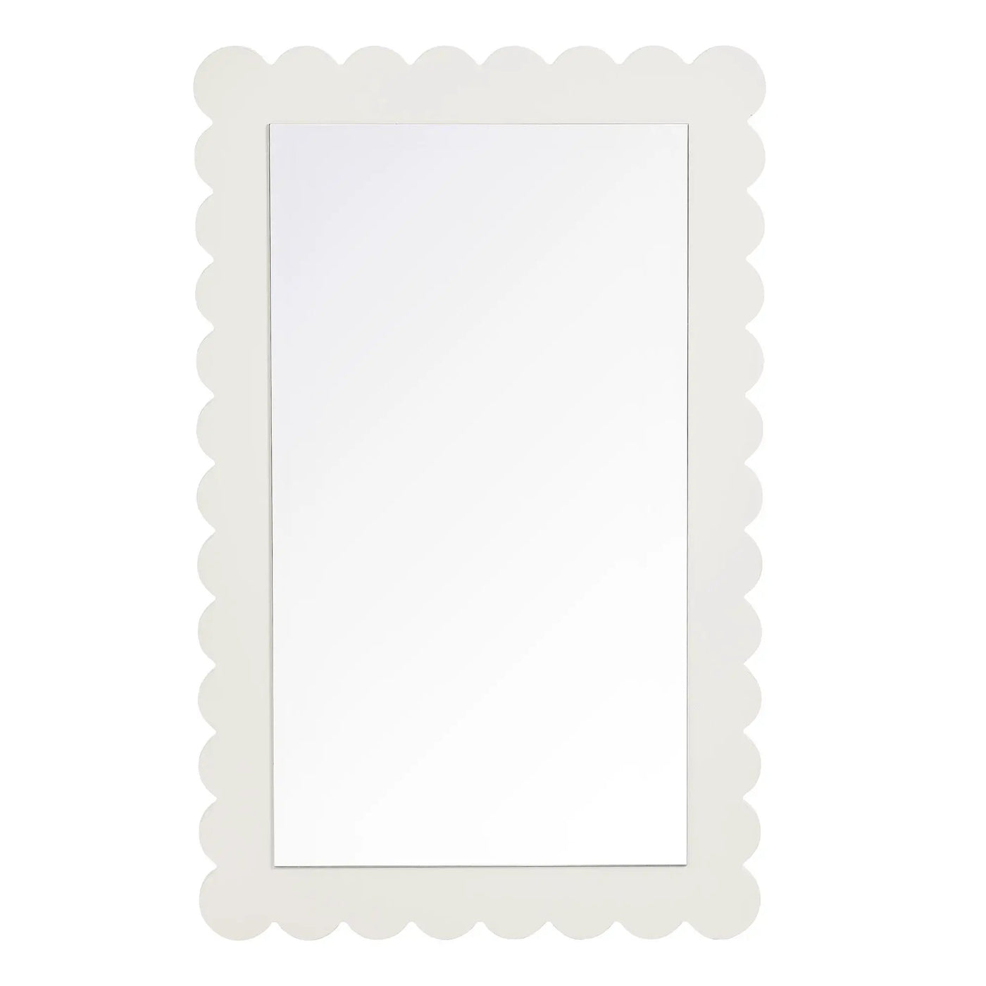Emmeline Scalloped Rectangle Wall Mirror by Modway by HouseOfZazla