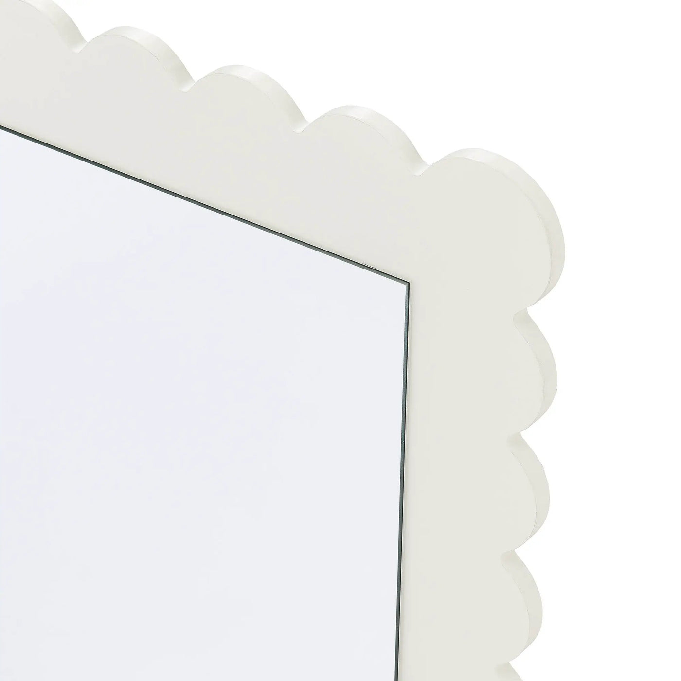 Emmeline Scalloped Rectangle Wall Mirror by Modway by HouseOfZazla
