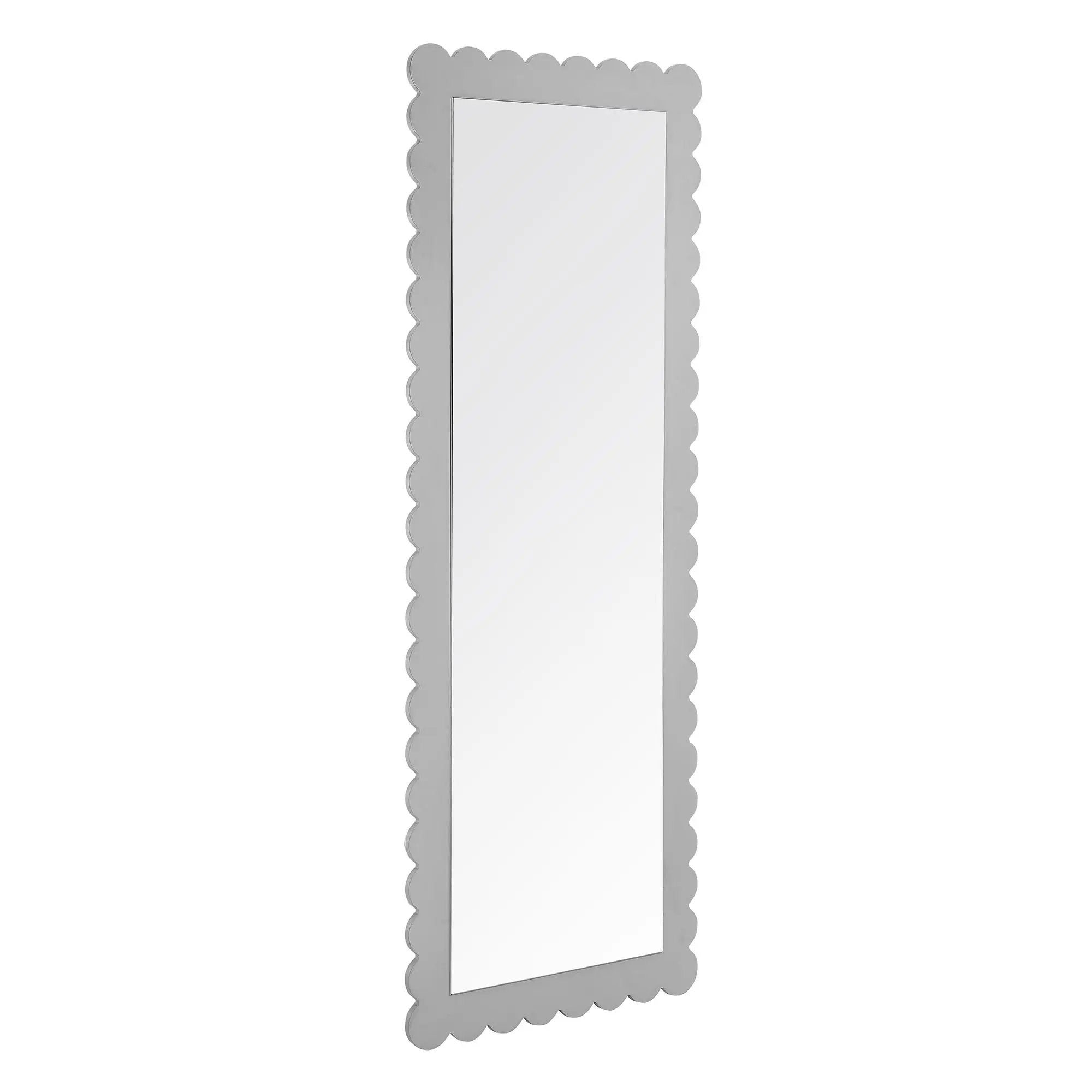 Emmeline Scalloped Rectangle Floor Mirror by Modway by HouseOfZazla