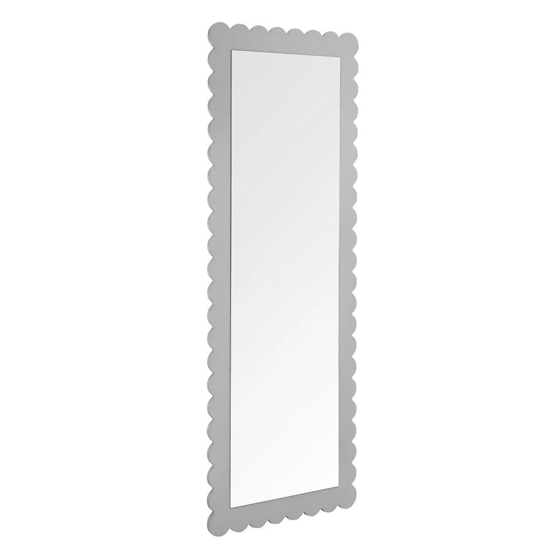 Emmeline Scalloped Rectangle Floor Mirror by Modway by HouseOfZazla