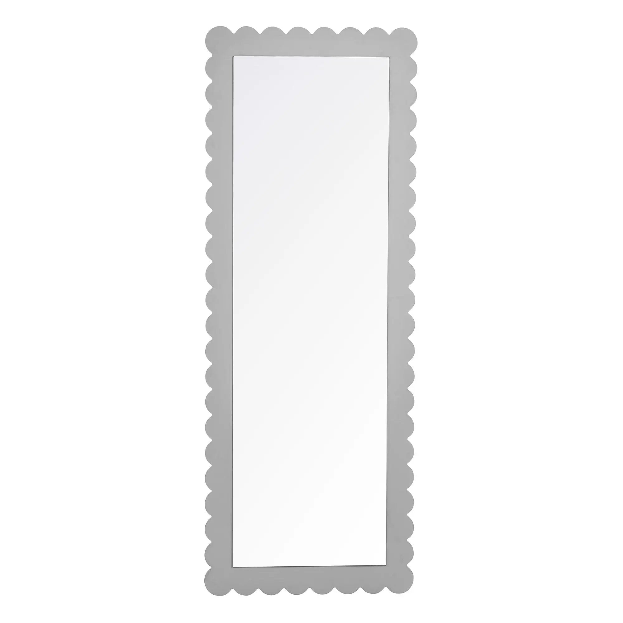 Emmeline Scalloped Rectangle Floor Mirror by Modway by HouseOfZazla