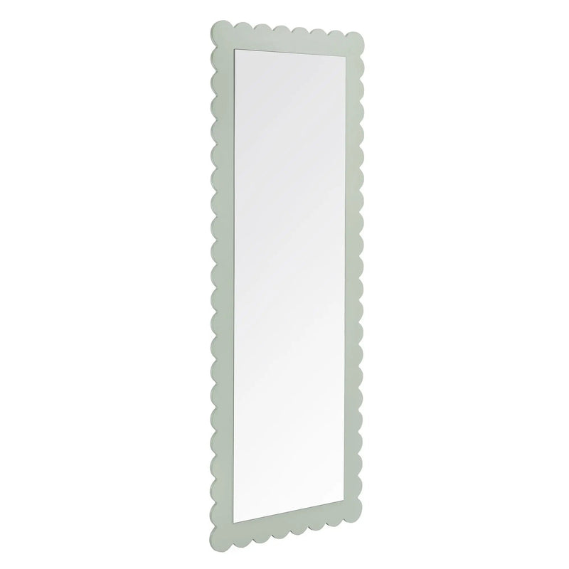 Emmeline Scalloped Rectangle Floor Mirror by Modway by HouseOfZazla