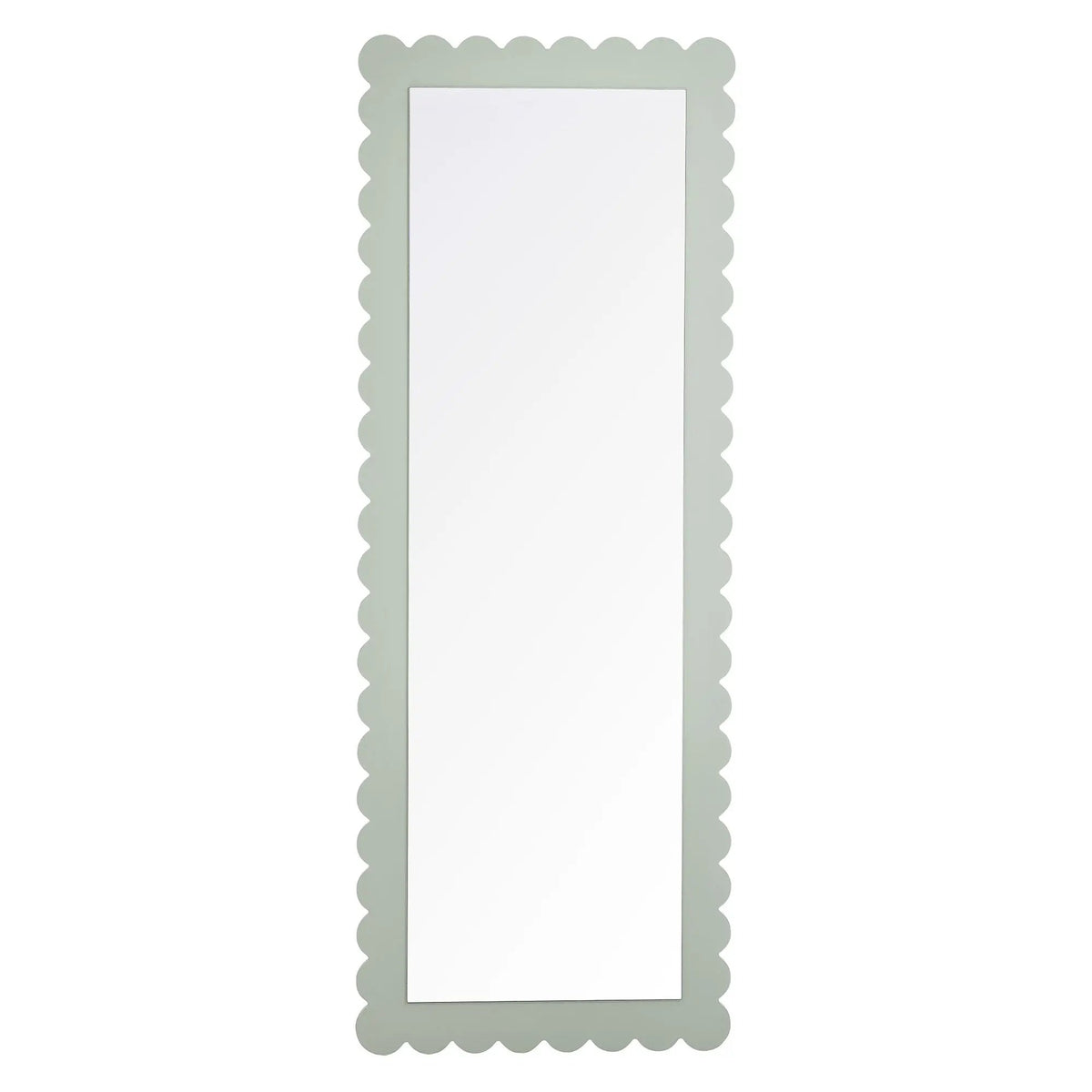 Emmeline Scalloped Rectangle Floor Mirror by Modway by HouseOfZazla