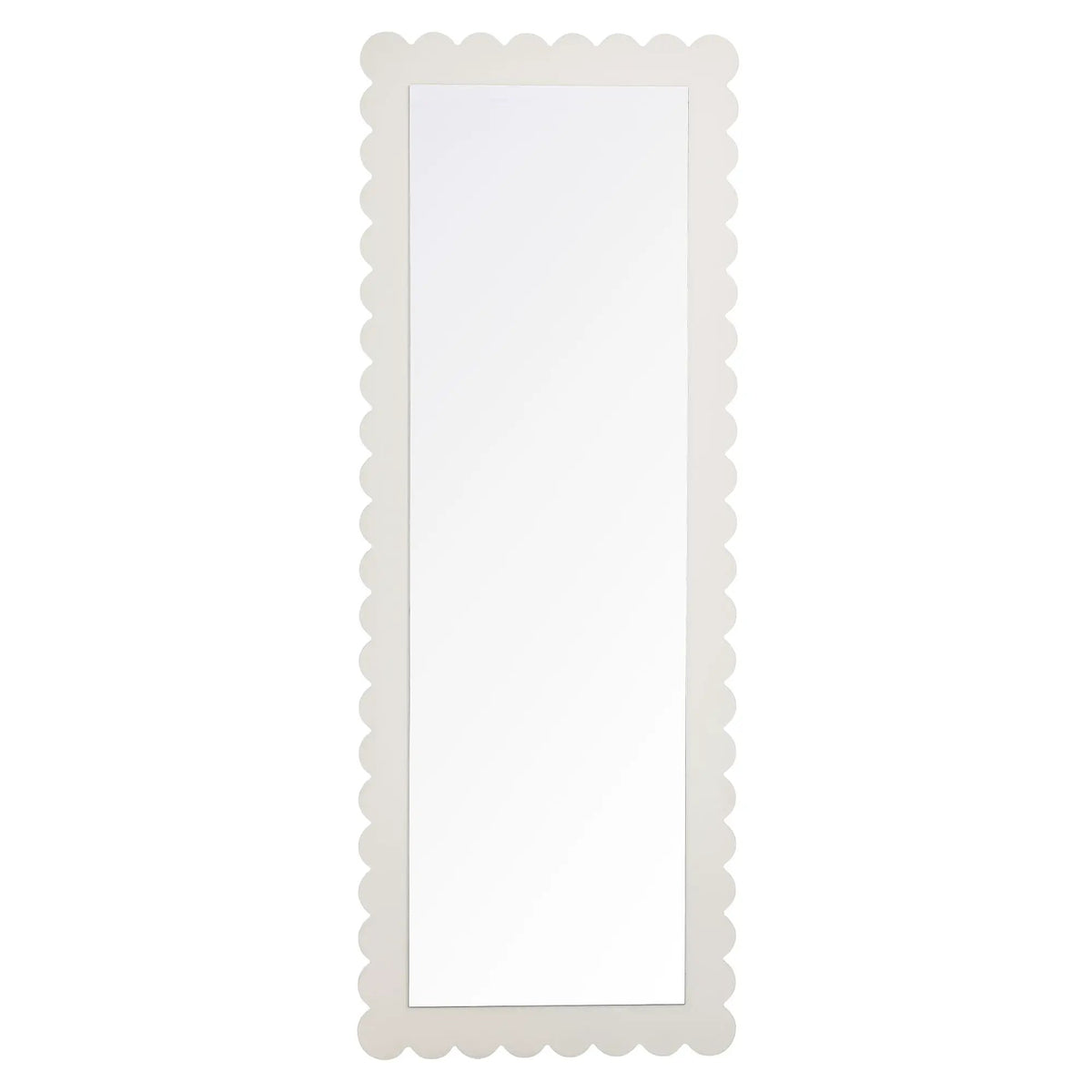 Emmeline Scalloped Rectangle Floor Mirror by Modway by HouseOfZazla