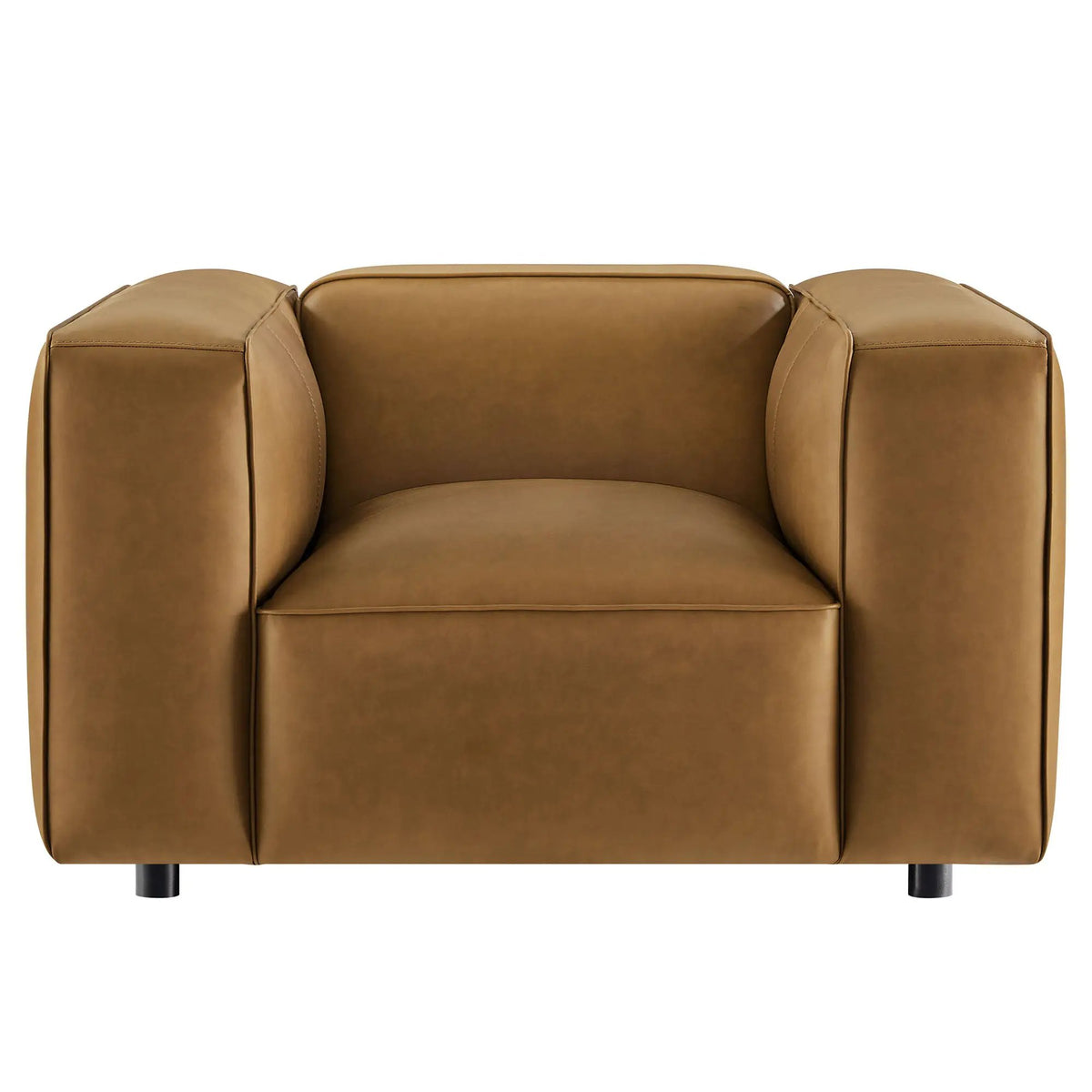Auren Upholstered Vegan Leather Modular Armchair by Modway by HouseOfZazla