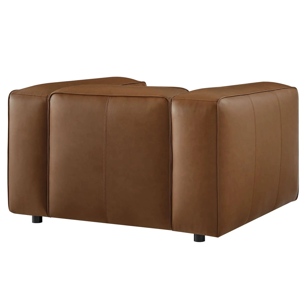 Auren Upholstered Vegan Leather Modular Armchair by Modway by HouseOfZazla
