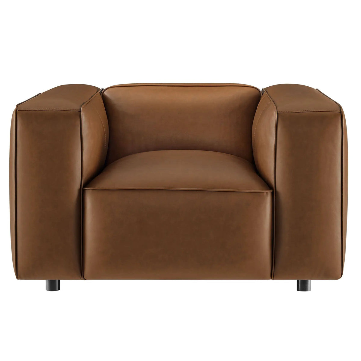 Auren Upholstered Vegan Leather Modular Armchair by Modway by HouseOfZazla