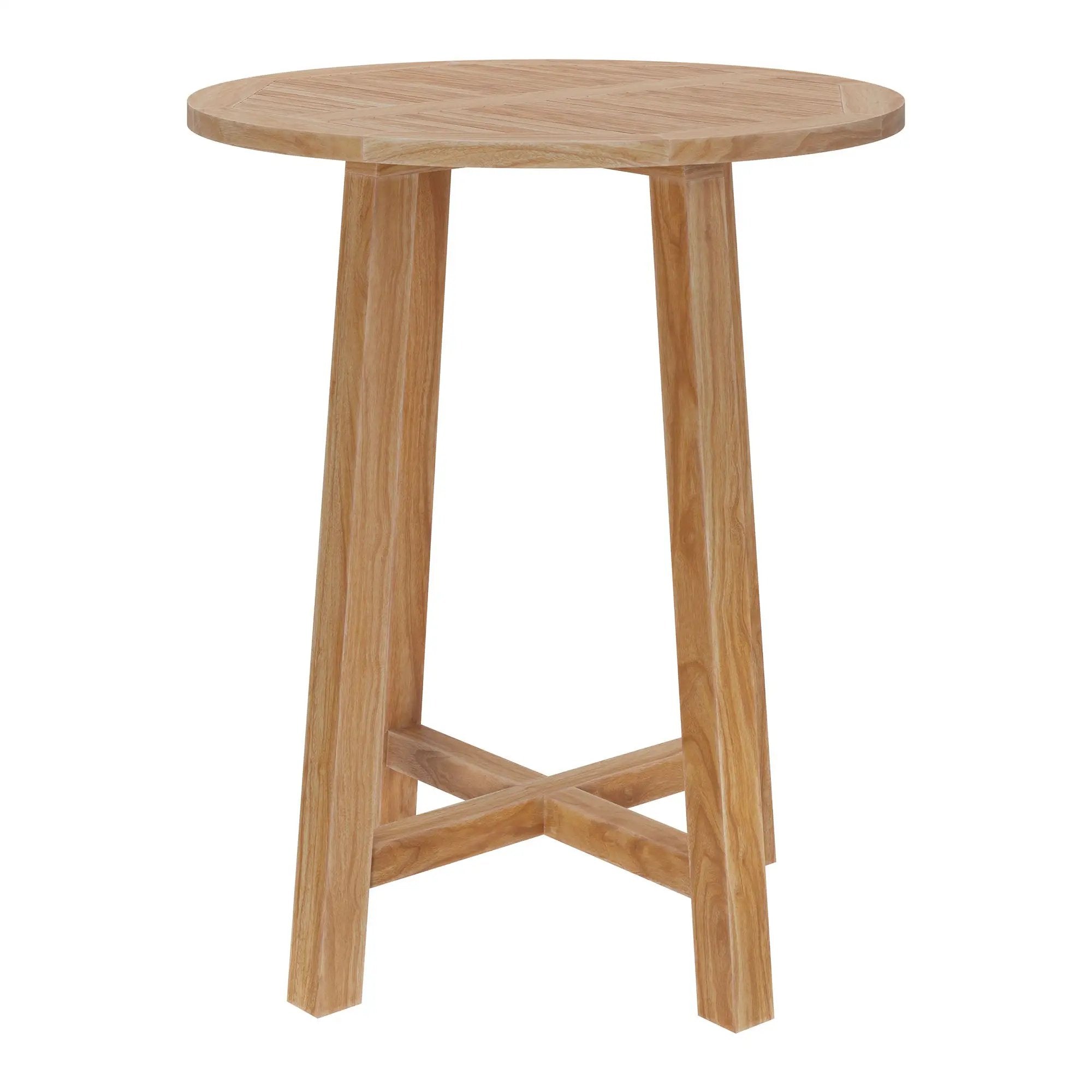 Wellspring 36" Outdoor Patio Teak Wood Bar Table by Modway by HouseOfZazla