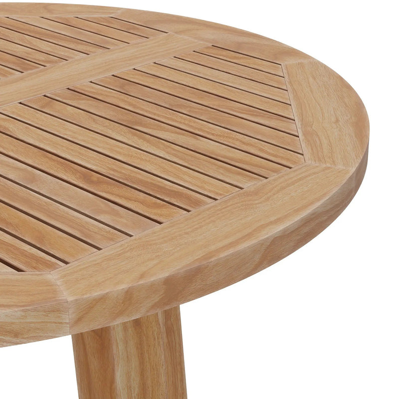 Wellspring 36" Outdoor Patio Teak Wood Bar Table by Modway by HouseOfZazla
