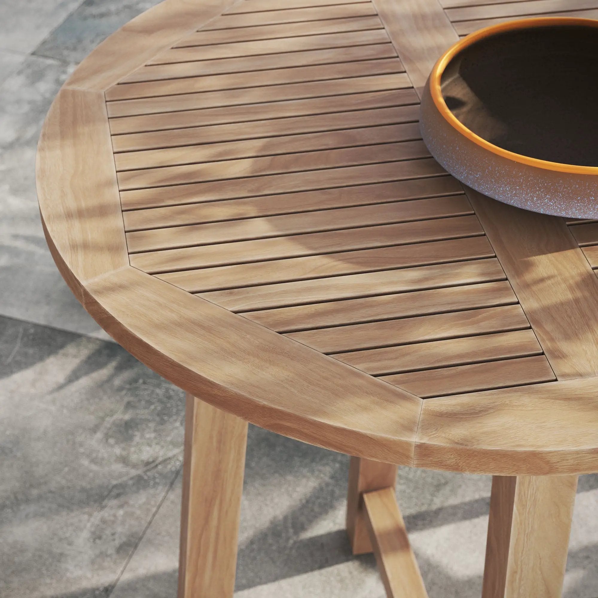 Wellspring 36" Outdoor Patio Teak Wood Bar Table by Modway by HouseOfZazla