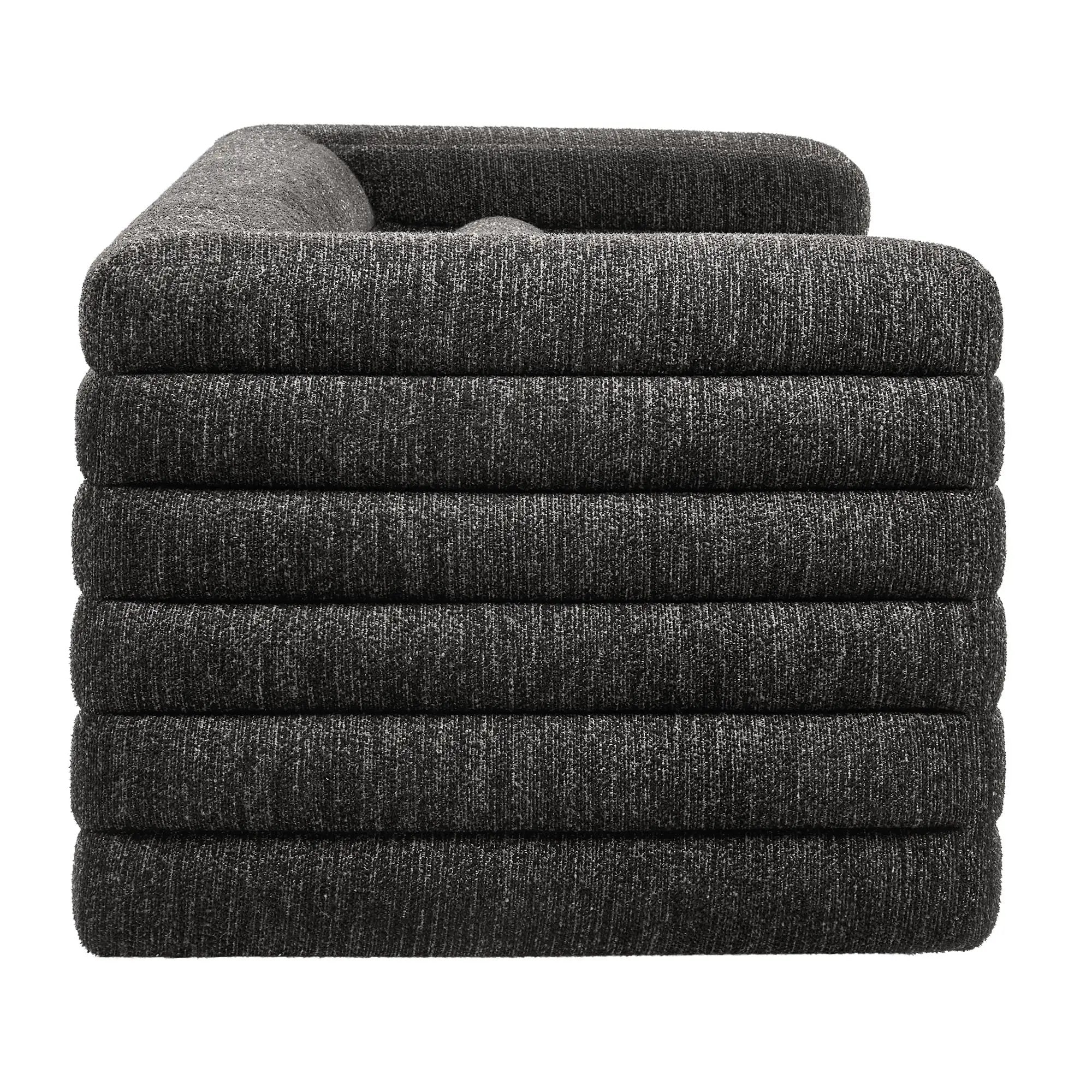 Relle Channel Tufted Boucle Upholstered Sofa by Modway by HouseOfZazla
